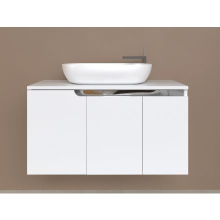 Piramida EURIDIKA fali fürdőszobabútor - mosdópult mosdó nélkül - 3 ajtós - 100 x 48 x 53 cm