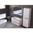 PIRAMIDA EURIDIKA fali függesztett fürdőszobabútor öntött műmárvány mosdóval 100 cm