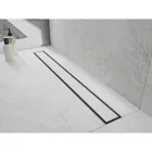 Mexen Flat M13 vonalmenti zuhanyfolyóka 130 cm, szálcsiszolt rozsdamentes