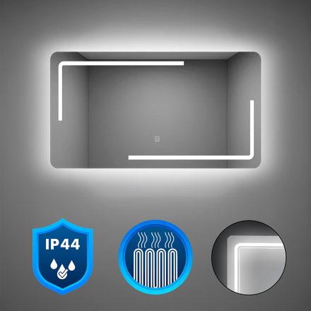 Ada 100 tükör led világítással 100x60 cm