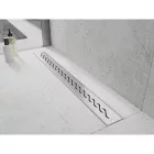 Mexen Flat M18 vonalmenti zuhanyfolyóka 50 cm, szálcsiszolt rozsdamentes