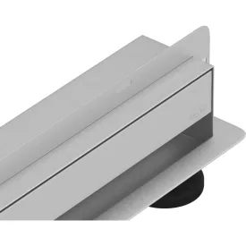   Mexen Flat Wall falba építhető zuhanyfolyóka 50 cm, szálcsiszolt rozsdamentes
