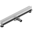 Mexen Flat Wall falba építhető zuhanyfolyóka 50 cm, szálcsiszolt rozsdamentes