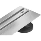 Mexen Flat 360° Slim vonalmenti zuhanyfolyóka 50 cm, szálcsiszolt rozsdamentes