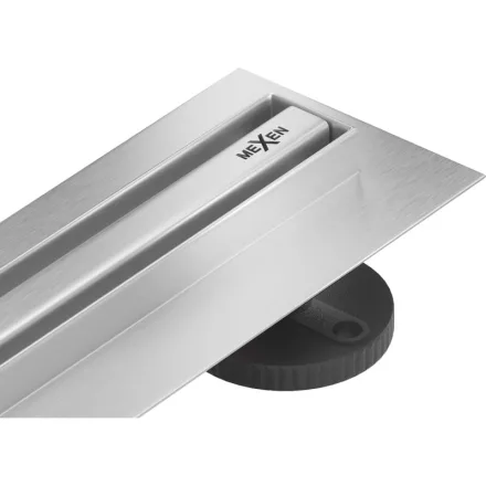 Mexen Flat 360° Slim vonalmenti zuhanyfolyóka 50 cm, szálcsiszolt rozsdamentes