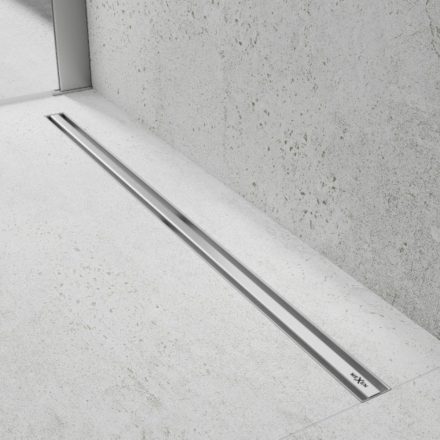 Mexen Flat Slim 120 cm hosszú ultravékony rozsdamentes acél komplett zuhanyfolyóka