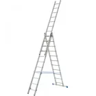 Univerzális háromrészes alumínium létra 3x6 fokos, 358 cm magas