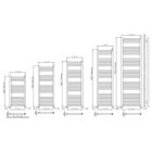 Egyenes törölközőszárító radiátor 75 x 150 cm