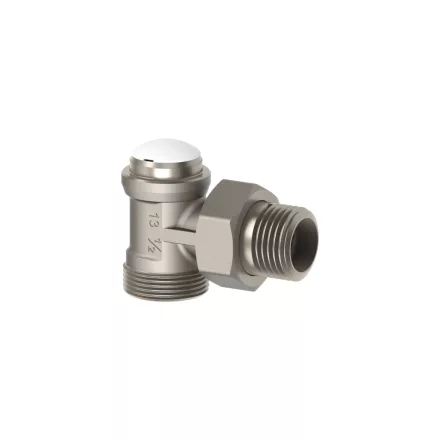 FIV sarok radiátorszelep visszatérő, 1/2" KM 24x19