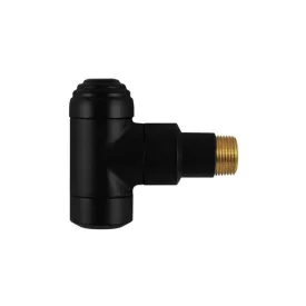 HERZ DE LUXE visszatérő szelep, matt fekete, 1/2"