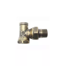 HERZ DE LUXE vintage sarok visszatérő szelep, 1/2"