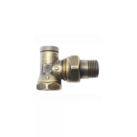 HERZ DE LUXE vintage sarok visszatérő szelep, 1/2"