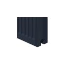 EURAD PLUS 22k 600x600 mm kétsoros acéllemez antracit lapradiátor, 1197 W