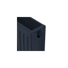 EURAD PLUS 22k 600x600 mm kétsoros acéllemez antracit lapradiátor, 1197 W