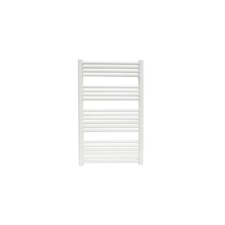 Heiztech egyenes fehér acél fürdőszobai törölközőszárító radiátor 60 x 100 cm, 543 W