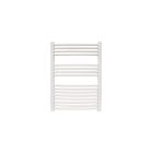 Heiztech íves fehér acél fürdőszobai törölközőszárító radiátor 60 x 80 cm, 444 W