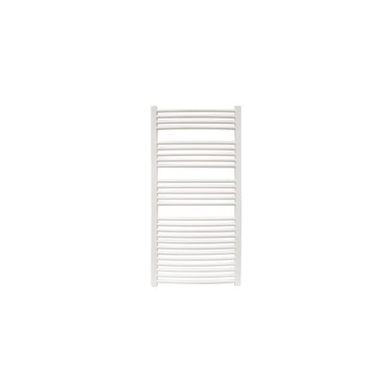 Heiztech íves fehér acél fürdőszobai törölközőszárító radiátor 60 x 140 cm, 660 W