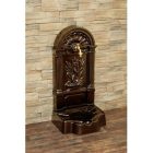 FIRENZE kerti alumínium öntvény álló falikút kalapácslakk bronz, tömlővéges réz kerti csappal