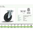 Kerék önbeálló talpas műanyag felnis 125 31123