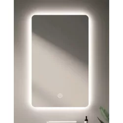   Nova 50 tükör 3 színű led világítással és páramentesítő funkcióval 50x70 cm
