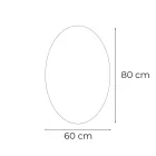 Ria 60 tükör led világítással 60x80 cm
