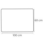 Liz 100 tükör led világítással 100x60 cm