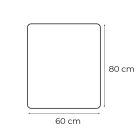 Liz 60 tükör led világítással 60x80 cm