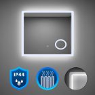 Liz 80 tükör led világítással 80x60 cm