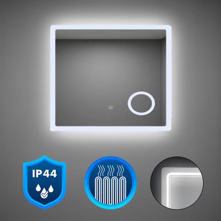 Liz 80 tükör led világítással 80x60 cm