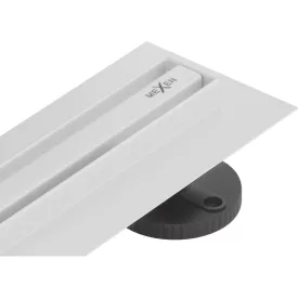   Mexen Flat 360° Slim vonalmenti zuhanyfolyóka 50 cm, fehér