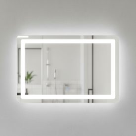   Mirage 70 tükör 3 színű led világítással és páramentesítővel 70x50 cm