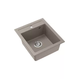   Quadron JOHNNY 100, 430 x 500 mm soft taupe bézs színű gránit mosogatótálca