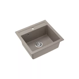   Quadron JOHNNY 110, 500 x 470 mm soft taupe bézs színű gránit mosogatótálca