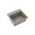 Quadron JOHNNY 110, 500 x 470 mm soft taupe bézs színű gránit mosogatótálca