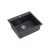 Quadron MORGAN 110, 570 x 500 mm black diamond fekete színű gránit mosogatótálca