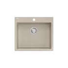 Quadron MORGAN 110, 570 x 500 mm river sand bézs színű gránit mosogatótálca