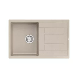   Quadron MORGAN 111, 780 x 500 mm river sand bézs színű gránit mosogatótálca csepptálcával