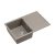 Quadron MORGAN 111, 780 x 500 mm soft taupe bézs színű gránit mosogatótálca csepptálcával
