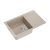 Quadron PETER 111, 780 x 500 mm river sand bézs színű gránit mosogatótálca csepptálcával