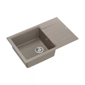   Quadron PETER 111, 780 x 500 mm soft taupe bézs színű gránit mosogatótálca csepptálcával