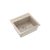 Quadron JOHNNY 110, 500 x 470 mm river sand bézs színű gránit mosogatótálca