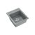 Quadron JOHNNY 100, 430 x 500 mm silver stone szürke színű gránit mosogatótálca
