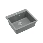 Quadron MORGAN 110, 570 x 500 mm silver stone szürke színű gránit mosogatótálca