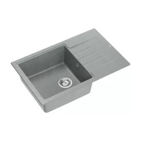   Quadron PETER 111, 780 x 500 mm silver stone szürke színű gránit mosogatótálca csepptálcával