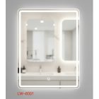 Mirage 50 tükör 3 színű led világítással és páramentesítővel 50x70 cm