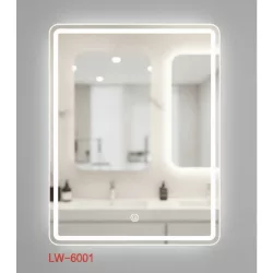   Mirage 50 tükör 3 színű led világítással és páramentesítővel 50x70 cm