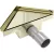Mexen Flat M13 háromszög alakú padlóösszefolyó 20x20 cm, arany