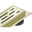 Mexen Flat M01 360° forgatható vonalmenti zuhanyfolyóka 50 cm, arany
