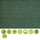 Árnyékoló háló Totaltex 2x50m zöld 95%, 130 g/m2, 2012321