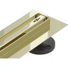 Mexen Flat 360° Slim vonalmenti zuhanyfolyóka 50 cm, arany